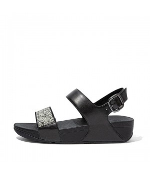 Lulu Shimmer Back-Strap Sandals