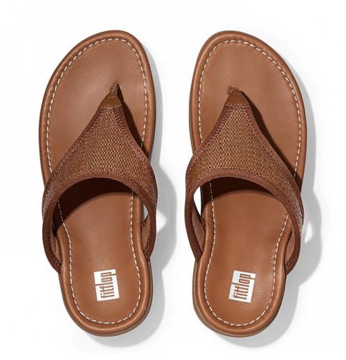 Lulu Woven Toe-Post Sandals