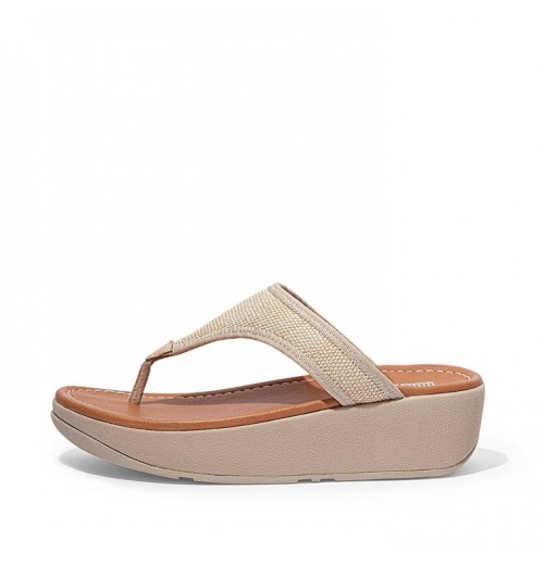 Lulu Woven Toe-Post Sandals