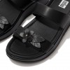 Fino Floral Leather Slides