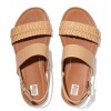 Gracie Wrapped Weave Back-Strap Sandals