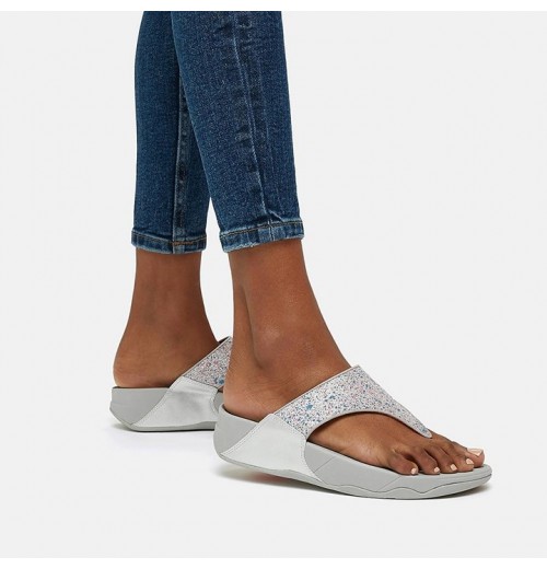 Lulu Shimmer Toe-Post Sandals