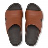 Freeway Leather Pool Slides