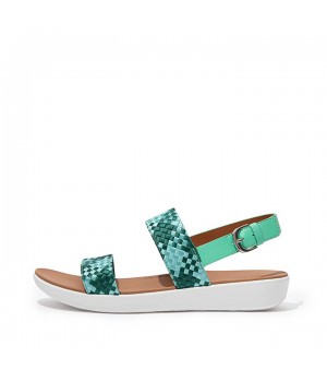 Barra Silky Weave Back-Strap Sandals