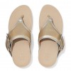 Olive Mixed Metallics Toe-Post Sandals