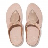 Fino Feather Metallic Toe-Post Sandals