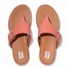 Gracie Buckle Leather Toe-Post Sandals