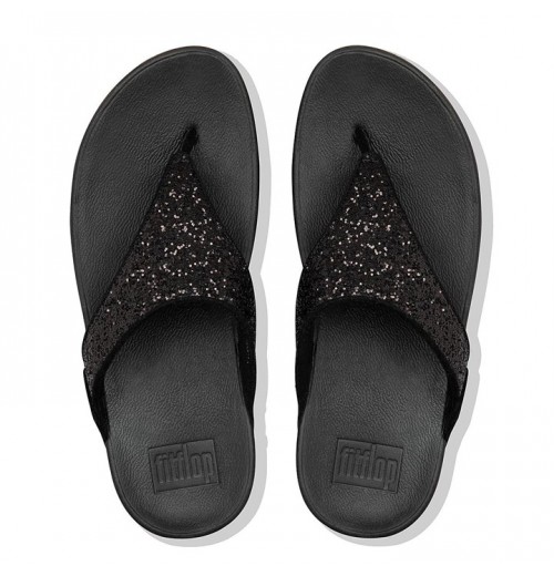 Lulu Glitter Toe-Post Sandals