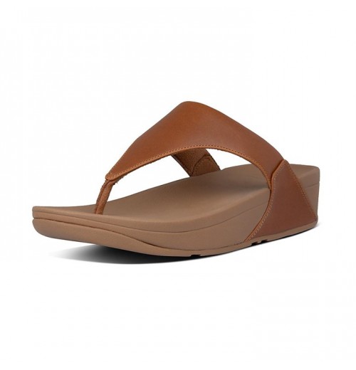 Lulu Leather Toe-Post Sandals