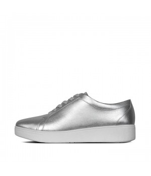 Rally Metallic Leather Trainers