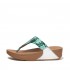 Lulu Silky Weave Toe-Post Sandals