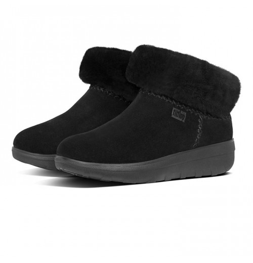 Mukluk Shorty Shearling Lined Suede Winter Boots