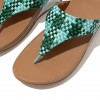 Lulu Silky Weave Toe-Post Sandals