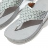 Lulu Wave Print Toe-Post Sandals