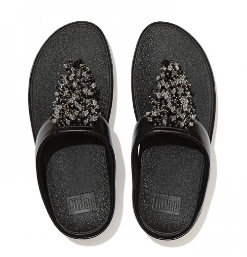 Rumba Beaded Toe-Post Sandals