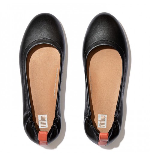 Allegro Pop Tab Soft Leather Ballet Flats