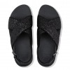 Lulu Glitter Back-Strap Sandals