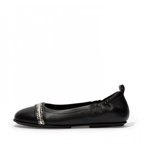 Allegro Snake Bangle Leather Ballet Flats