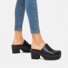 Pilar Leather Mule Platforms Mules & Clogs