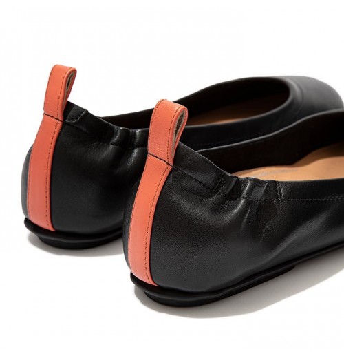 Allegro Pop Tab Soft Leather Ballet Flats