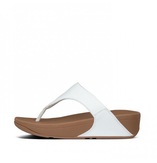 Lulu Leather Toe-Post Sandals