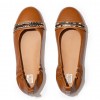 Allegro Snake Bangle Leather Ballet Flats