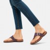 Gracie Buckle Leather Toe-Post Sandals