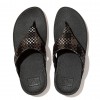 Lulu Silky Weave Toe-Post Sandals