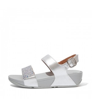 Lulu Shimmer Back-Strap Sandals