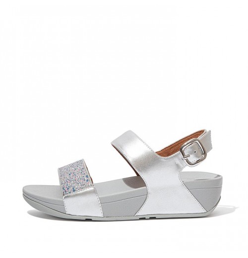 Lulu Shimmer Back-Strap Sandals