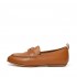 Lena Leather Penny Flat Shoes