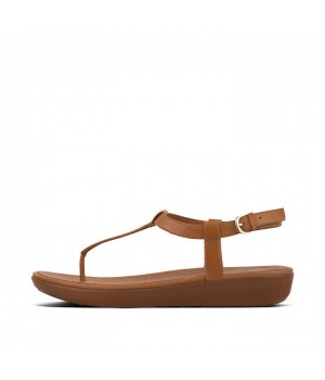 Tia Leather Back-Strap Sandals