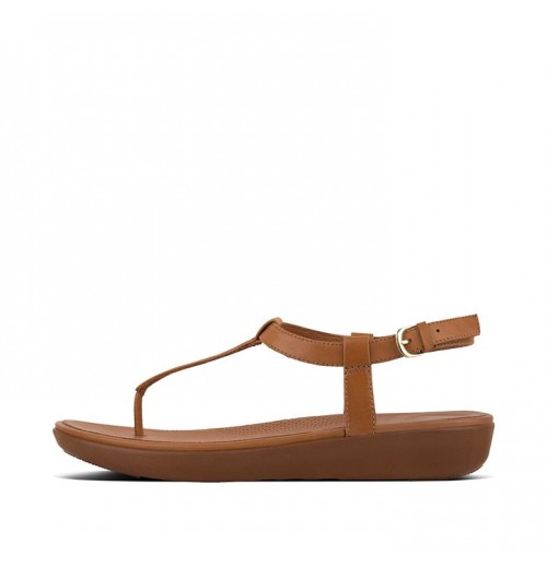 Tia Leather Back-Strap Sandals
