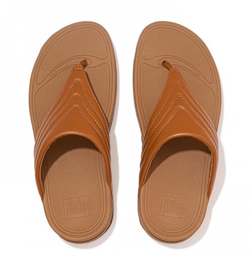 Walkstar Leather Toe-Post Sandals