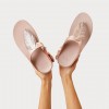 Fino Feather Metallic Toe-Post Sandals