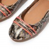 Allegro Snake Bangle Leather Ballet Flats