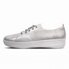 F-Sporty Leather Scoop-Cut Perf Trainers