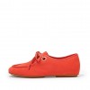 Delfine Eyelet Suede Lace-Ups Flat Shoes