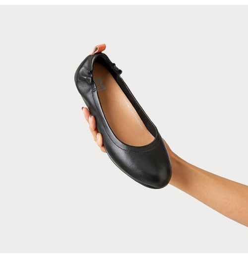 Allegro Pop Tab Soft Leather Ballet Flats