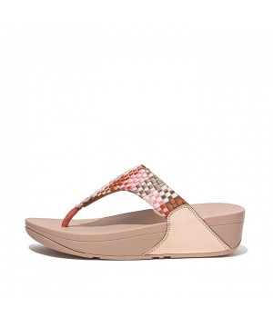 Lulu Silky Weave Toe-Post Sandals