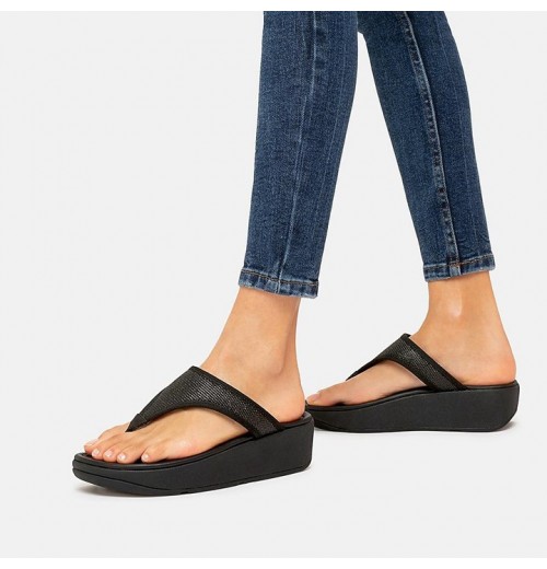 Lulu Woven Toe-Post Sandals