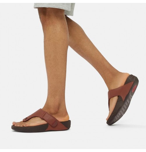 Trakk II Leather Toe-Post Sandals