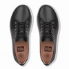 F-Sporty Leather Scoop-Cut Perf Trainers