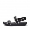 Barra Metallic Back-Strap Sandals