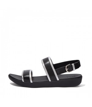 Barra Metallic Back-Strap Sandals