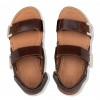 Remi Adjustable Leather Back-Strap Sandals