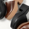 Pilar Leather Mule Platforms Mules & Clogs