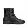 Helmi Croc Embossed Ankle Boots