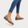 Allegro Snake Bangle Leather Ballet Flats