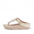 Fino Feather Metallic Toe-Post Sandals